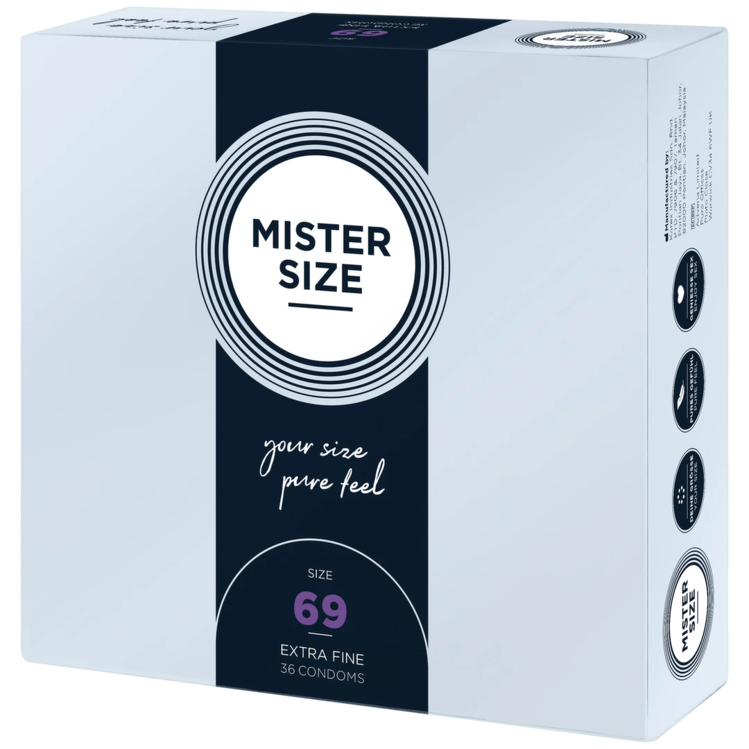 Mister Size 69 mm prezervatyvai, 36 vnt.