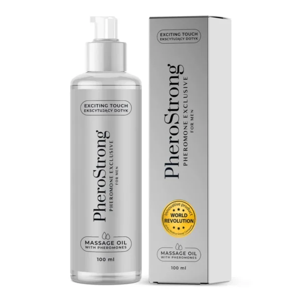Medica-Group PheroStrong Exclusive For Men masažo aliejus su feromonais, 100 ml