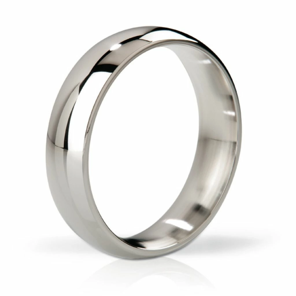 Mystim His Ringness Earl plieninis varpos žiedas, poliruotas, 55 mm
