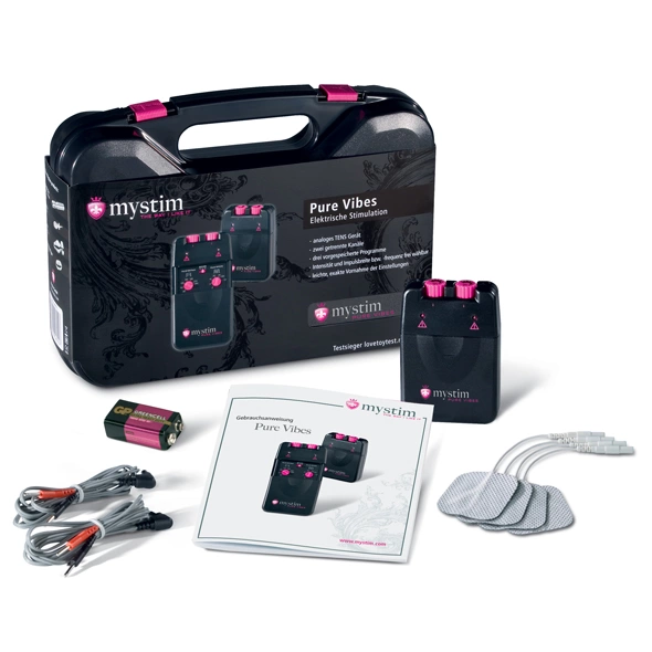 Mystim Pure Vibes analoginis elektrostimuliacijos valdiklis su 2 kanalais