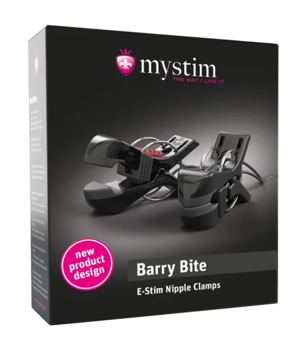Mystim Barry Bite elektrostimuliacijos spaustukai su paauksuotais kontaktais