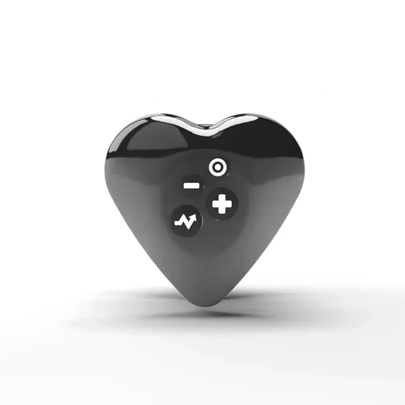 Mystim Heart’s Desire elektrostimuliacijos prietaisas su vibracija, juodas