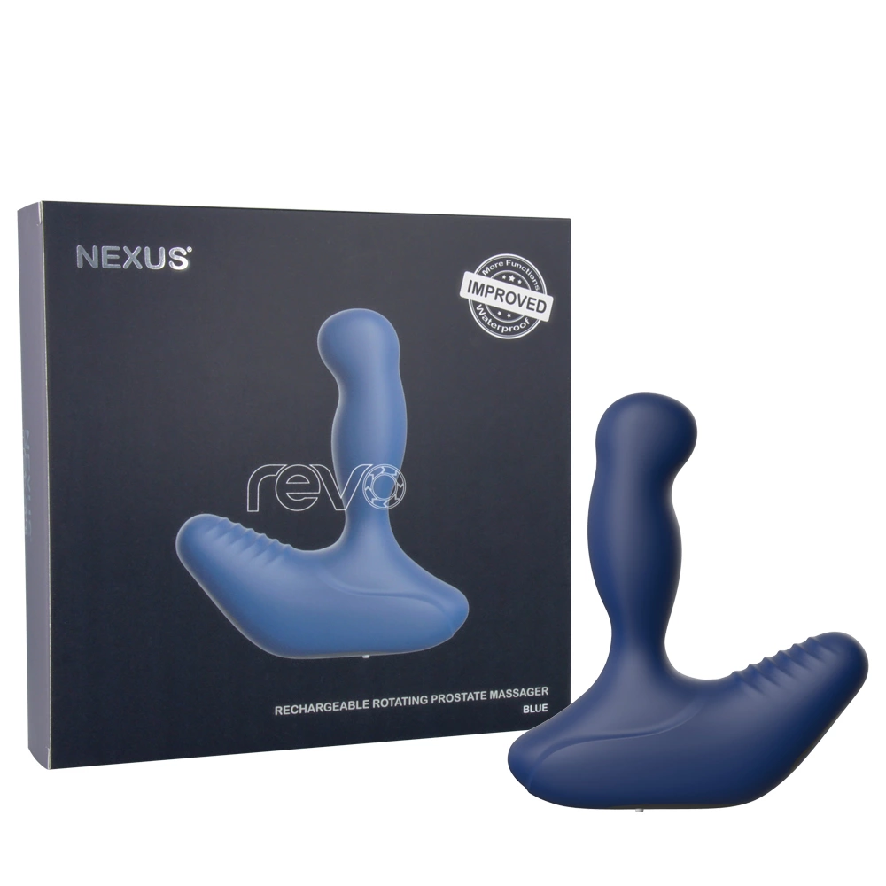 Nexus Revo prostatos masažuoklis su besisukančia galvute, mėlynas