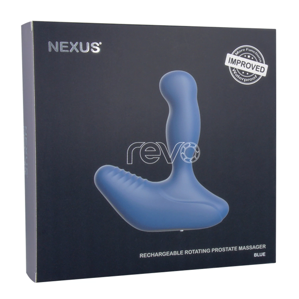Nexus Revo prostatos masažuoklis su besisukančia galvute, mėlynas