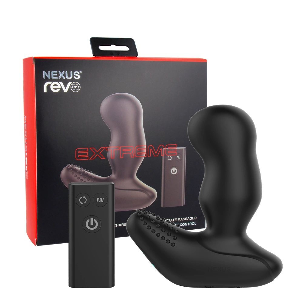 Nexus Revo Extreme sukamasis prostatos masažuoklis, didelis, juodas