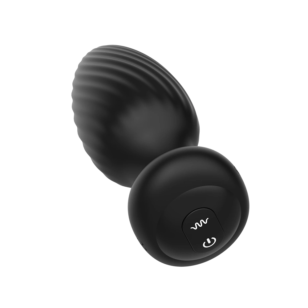Nexus Tornado XL besisukantis vibruojantis analinis kaištis su pulteliu, juodas