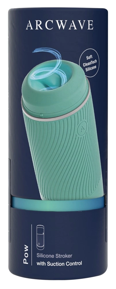 Arcwave Pow masturbatorius su siurbimo reguliavimu ir CleanTech įdėklu, Mint