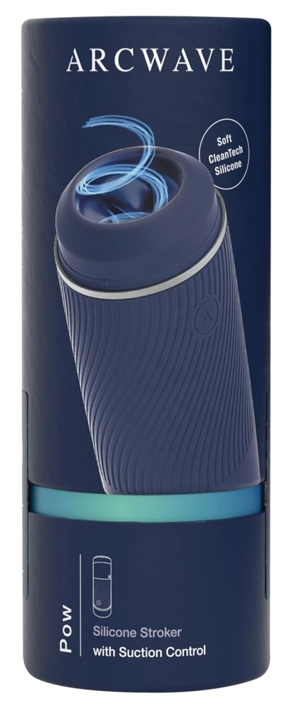 Arcwave Pow masturbatorius su siurbimo reguliavimu ir CleanTech įdėklu