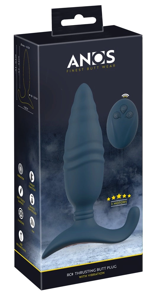 ANOS RC Thrusting analinis kaištis su stūmimo judesiu ir nuotolinio valdymo pulteliu