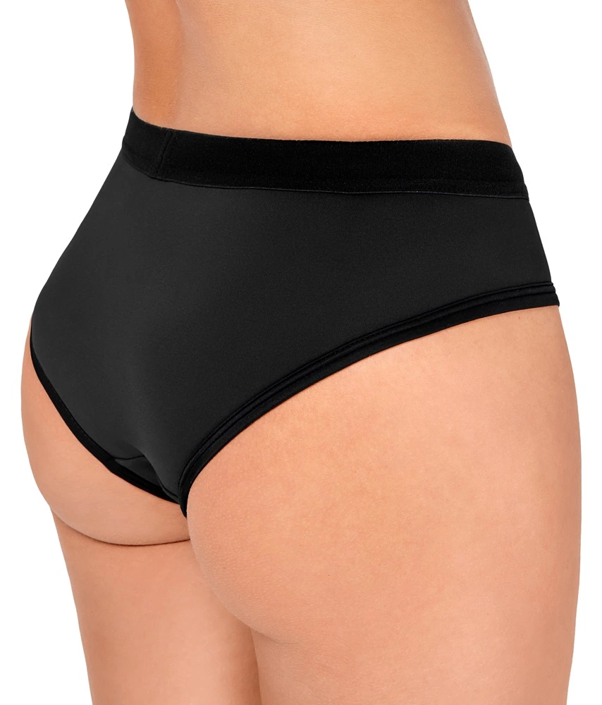 Bad Kitty strap-on kelnaitės iš mikropluošto, juodos, L