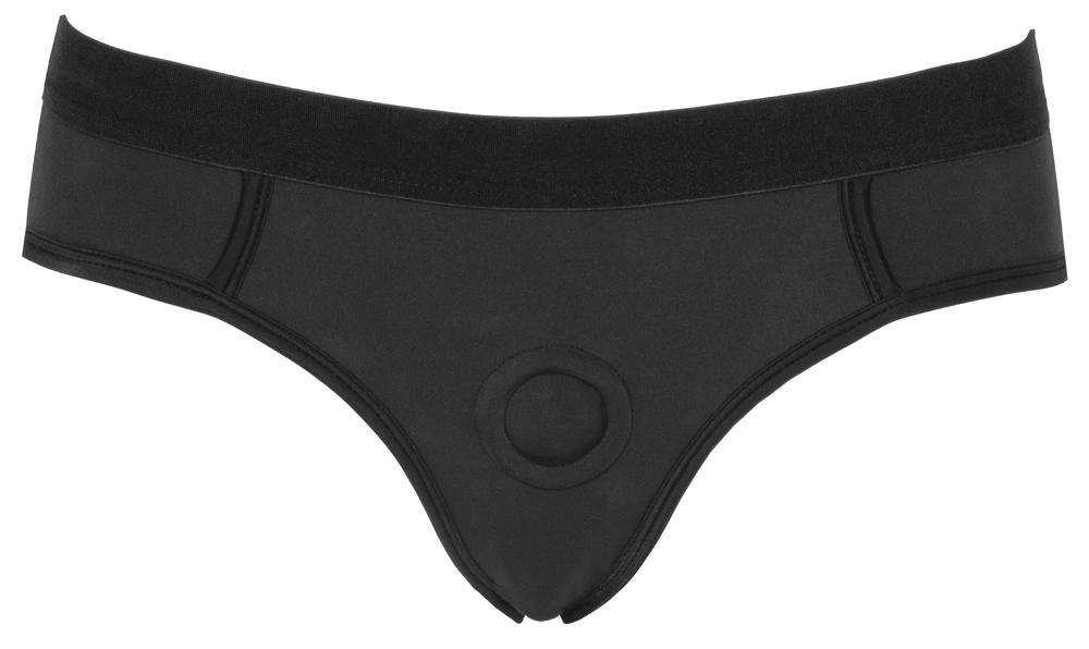 Bad Kitty strap-on kelnaitės iš mikropluošto, juodos, L
