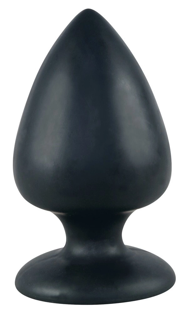Black Velvets XXL silikoninis analinis kaištis su siurbtuku, 14 cm