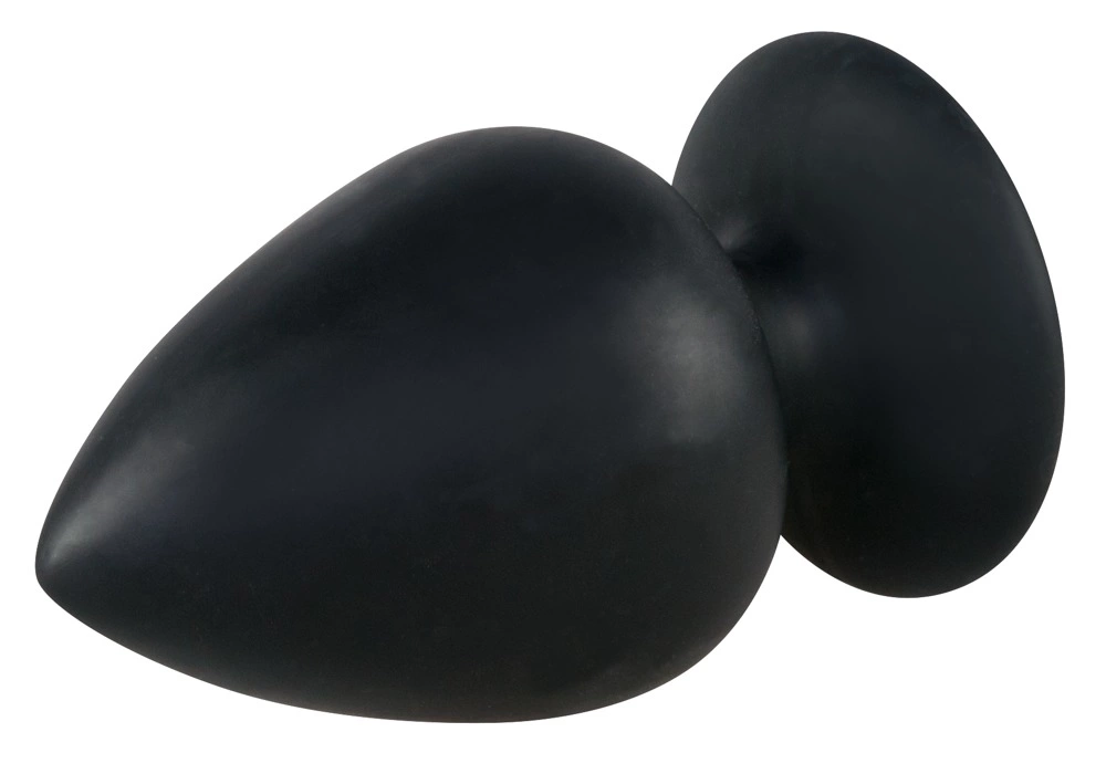 Black Velvets XXL silikoninis analinis kaištis su siurbtuku, 14 cm