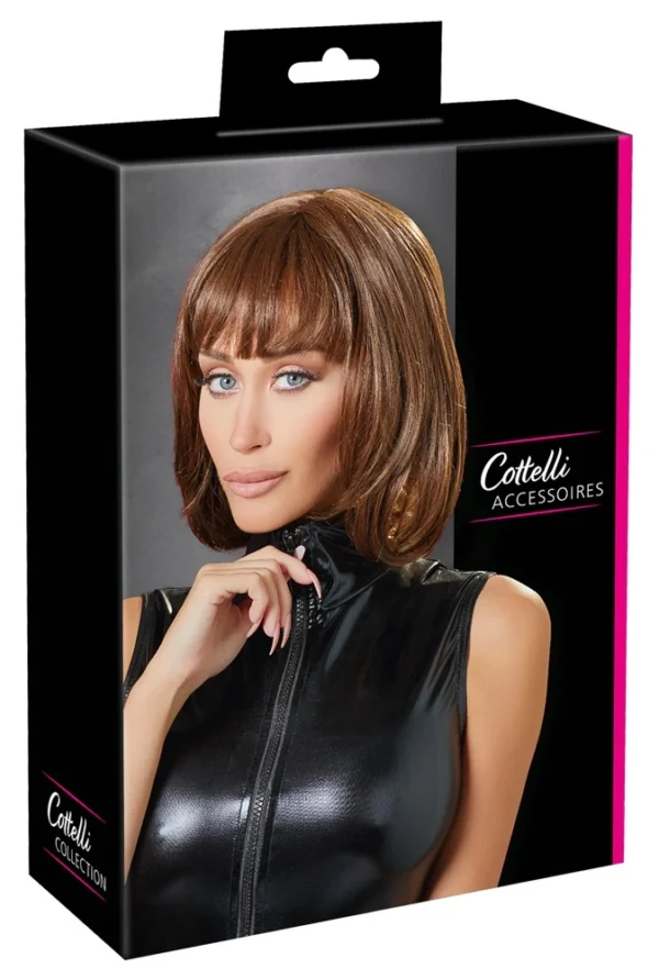Cottelli Accessories ruda peruka su ilgais kirpčiukais, reguliuojama, 28 cm
