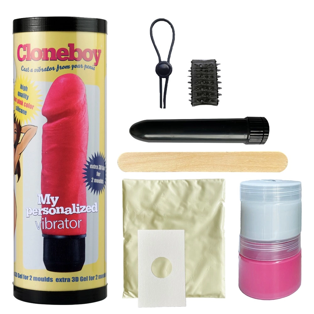 Cloneboy silikoninio vibratoriaus gamybos rinkinys, rožinis