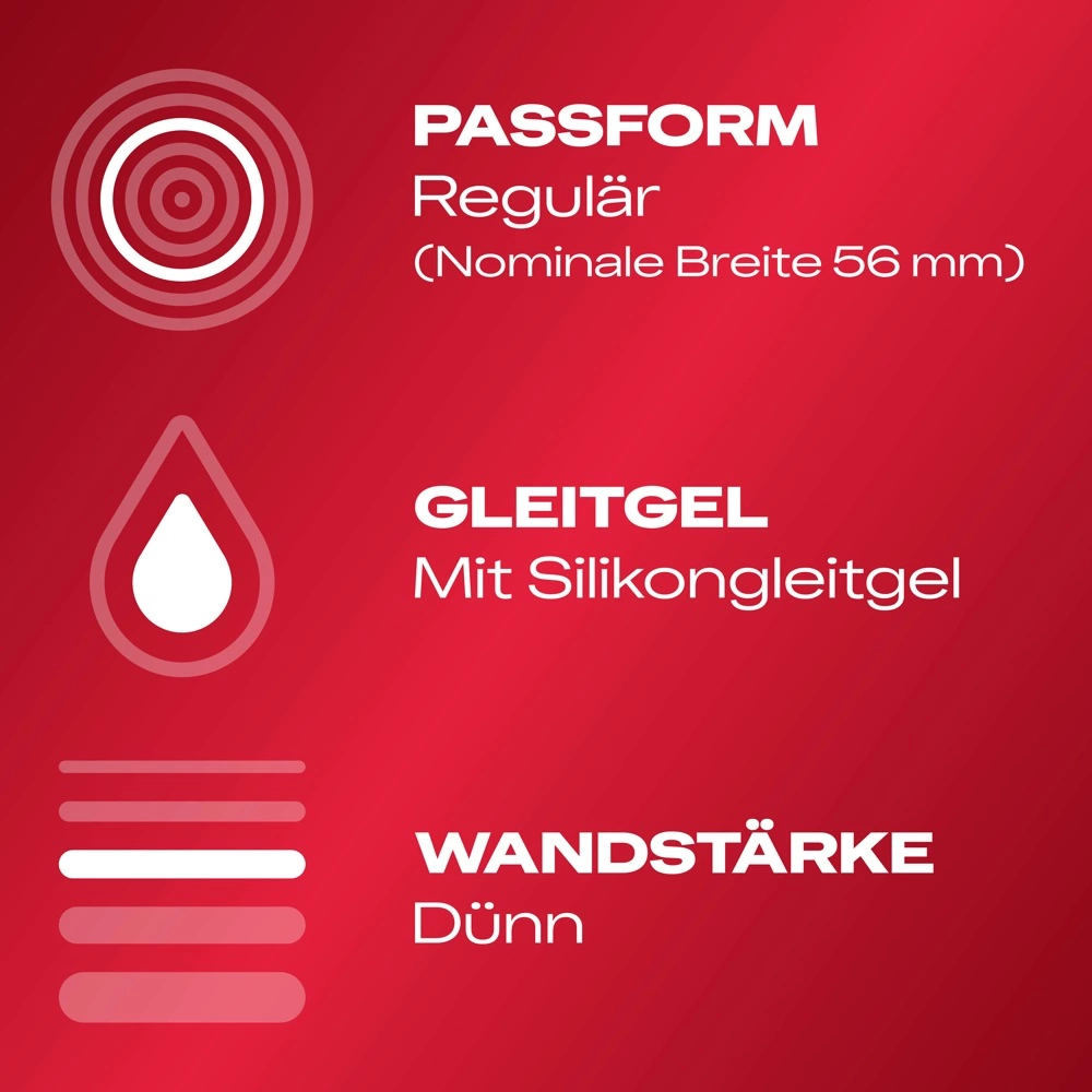 Durex Gefuhlsecht Classic prezervatyvai su rezervuaru, 8 vnt.
