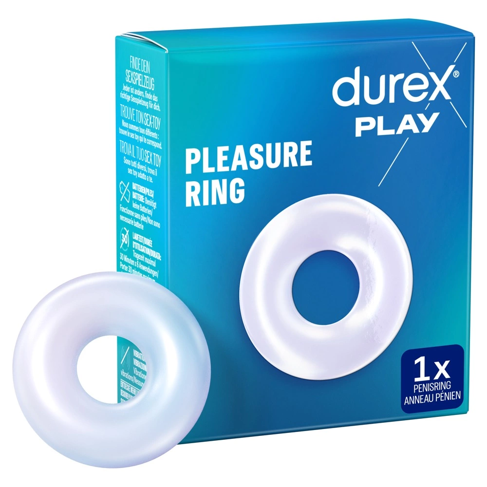 Durex elastinis silikoninis varpos žiedas, skaidrus