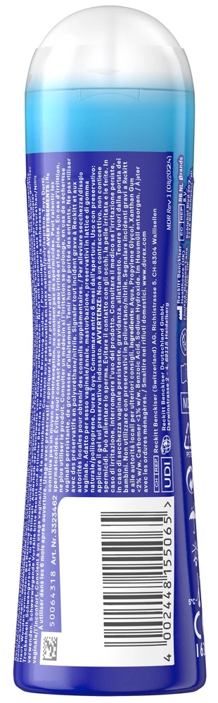 Durex Play Feel lubrikantas vandens pagrindu be kvapo, 100 ml