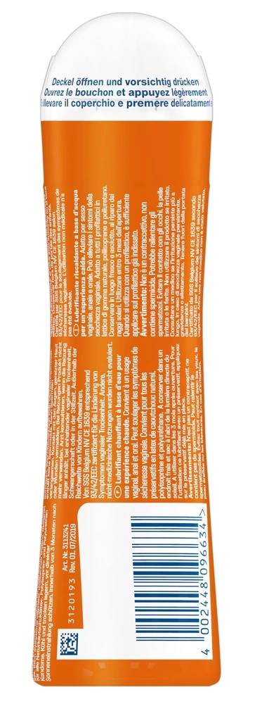Durex Play Warming šildantis lubrikantas vandens pagrindu, 100 ml