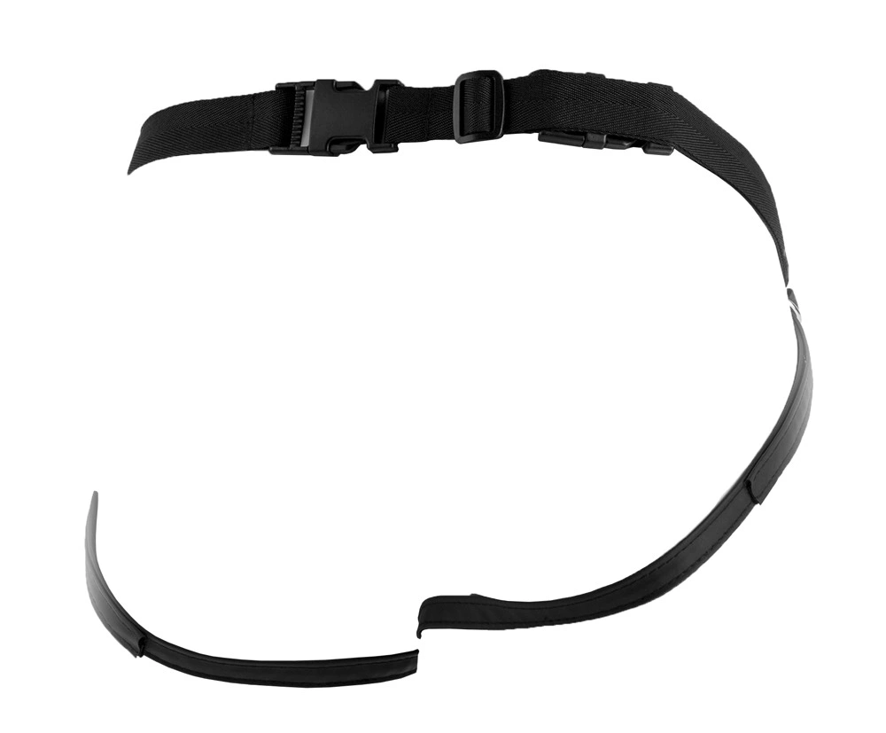 Fetish Fantasy Series reguliuojami strap-on diržai su 3 silikoniniais žiedais, juodi