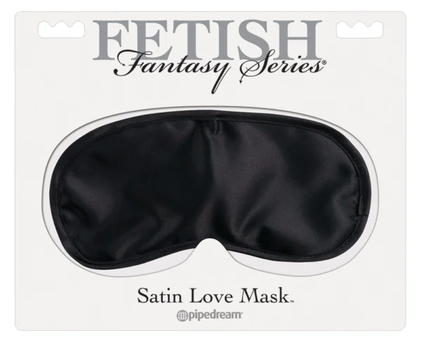 Fetish Fantasy akių raištis su minkštu pamušalu, juodas, universalus dydis