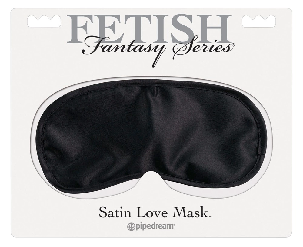 Fetish Fantasy akių raištis su minkštu pamušalu, juodas, universalus dydis