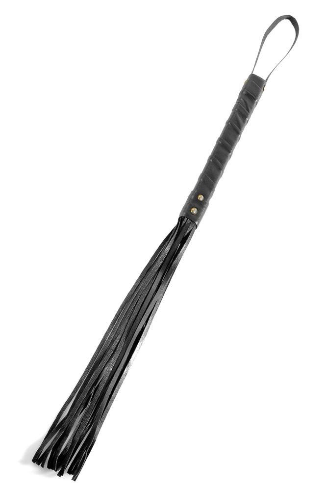 Fetish Fantasy First Time botagas iš dirbtinės odos, juodas, 63,5 cm