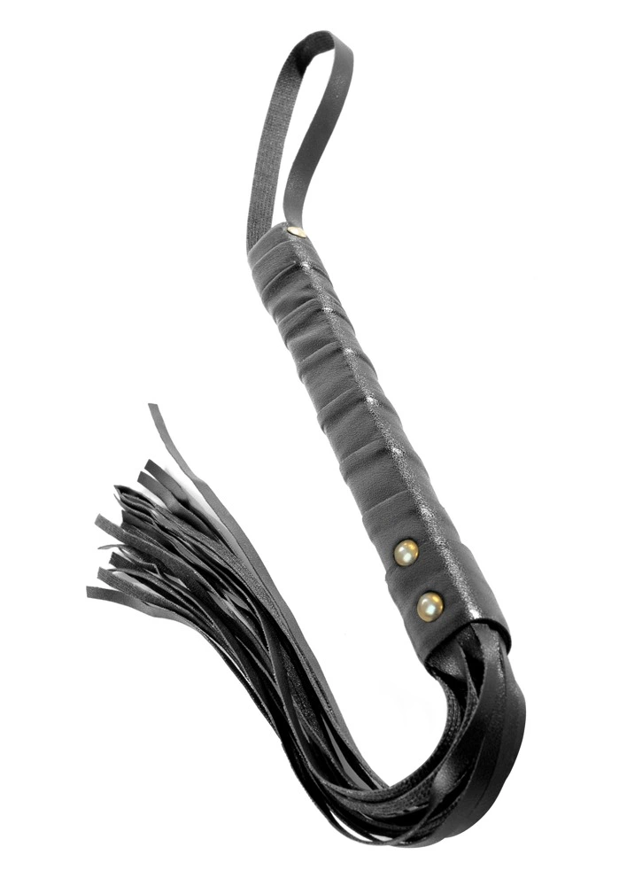 Fetish Fantasy First Time botagas iš dirbtinės odos, juodas, 63,5 cm