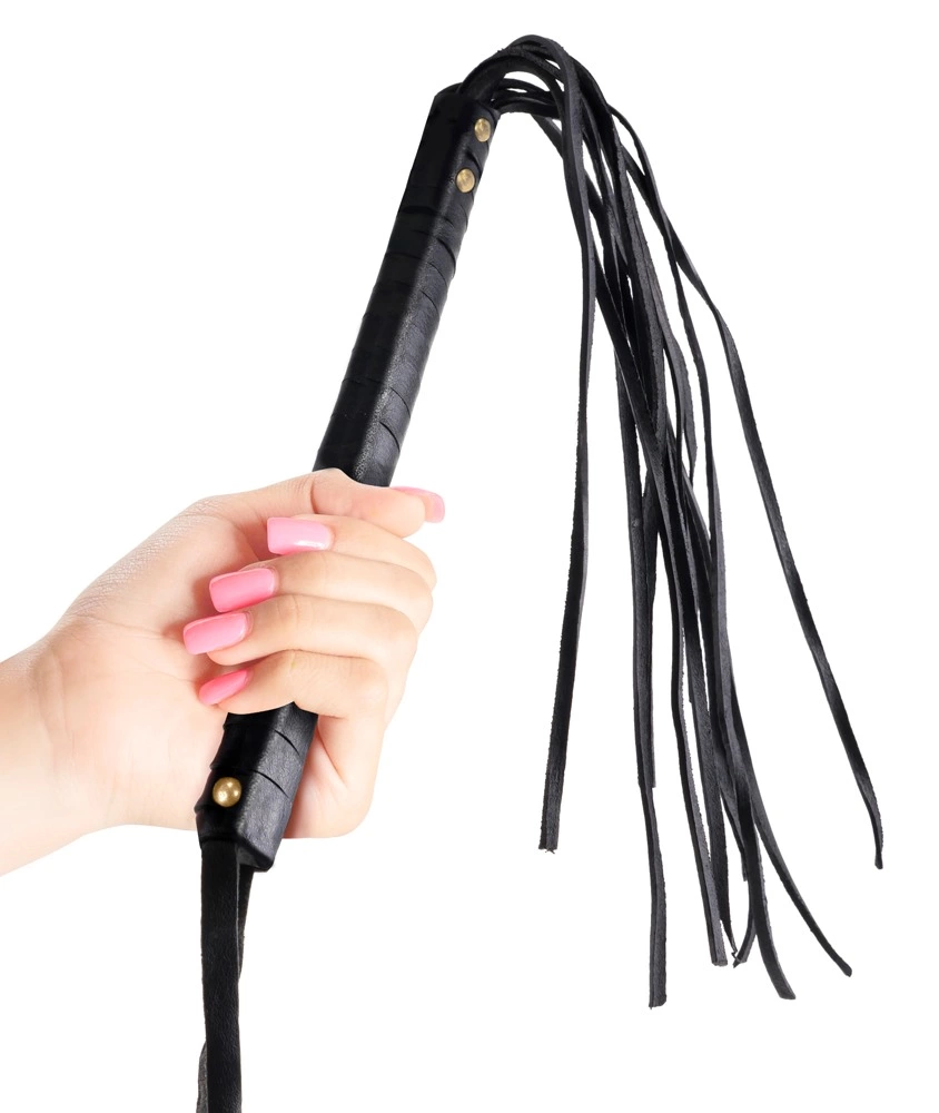 Fetish Fantasy First Time botagas iš dirbtinės odos, juodas, 63,5 cm
