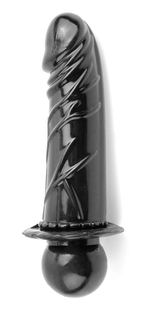 Fetish Fantasy burnos kamštis su nuimamu dildo, juodas