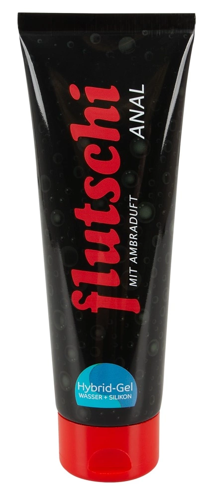 Flutschi hibridinis lubrikantas vandens ir silikono pagrindu su gintaro aromatu, 80 ml