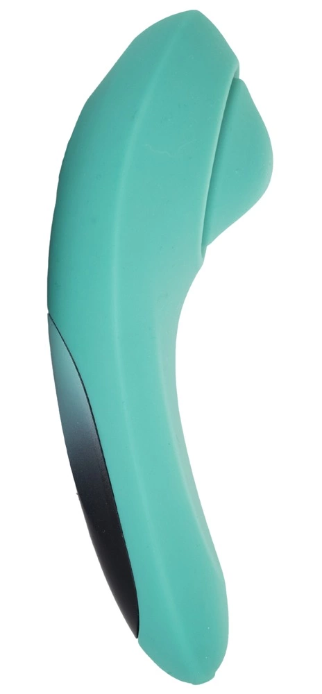 Hot Octopuss Pulse Queen vibratorius su PulsePlate technologija, žalias