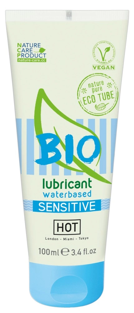 HOT BIO lubrikantas vandens pagrindu su alaviju ir karagenu, 100 ml