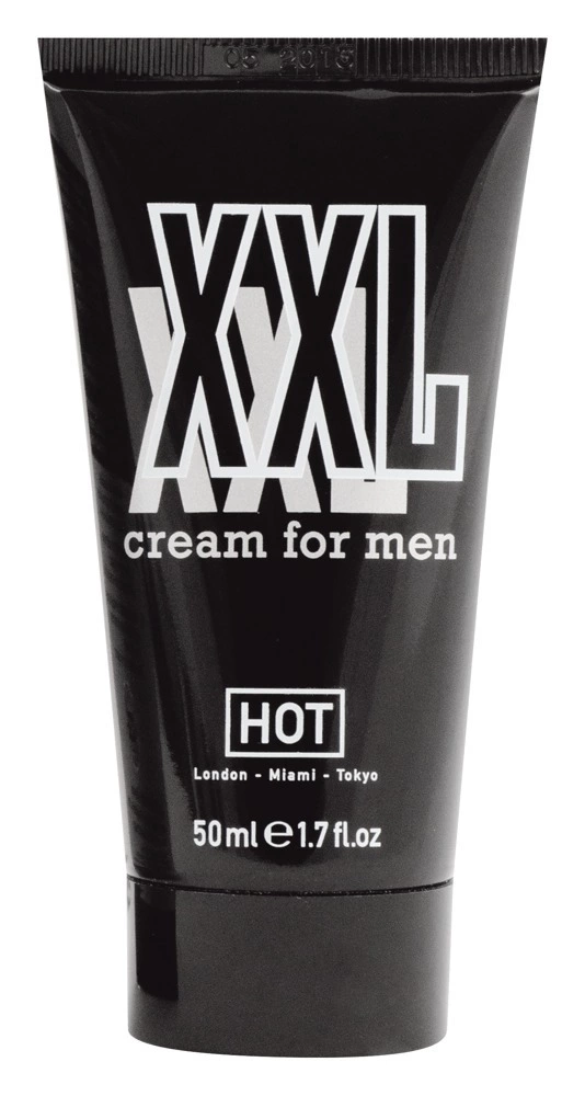 HOT XXL masažo kremas vyrams su ženšeniu, 50 ml