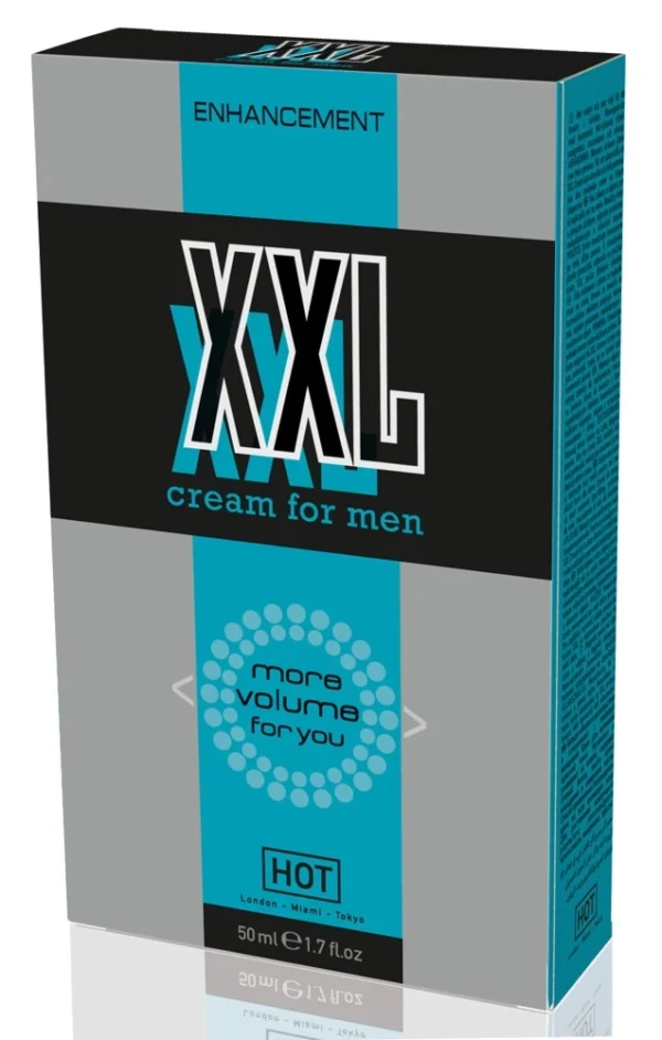 HOT XXL priežiūros kremas vyrams su makadamijų aliejumi, 50 ml