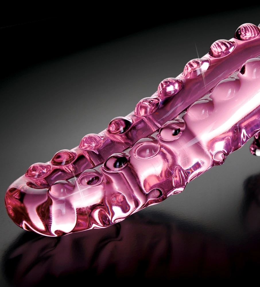 Icicles 24 stiklinis išlenktas dildo, 15,5 cm