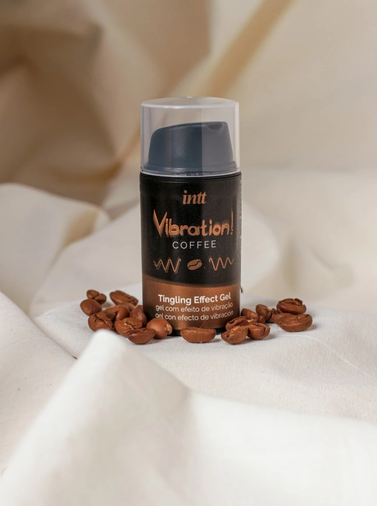 Intt Vibration Coffee intymus gelis su šildančiu efektu, 15 ml