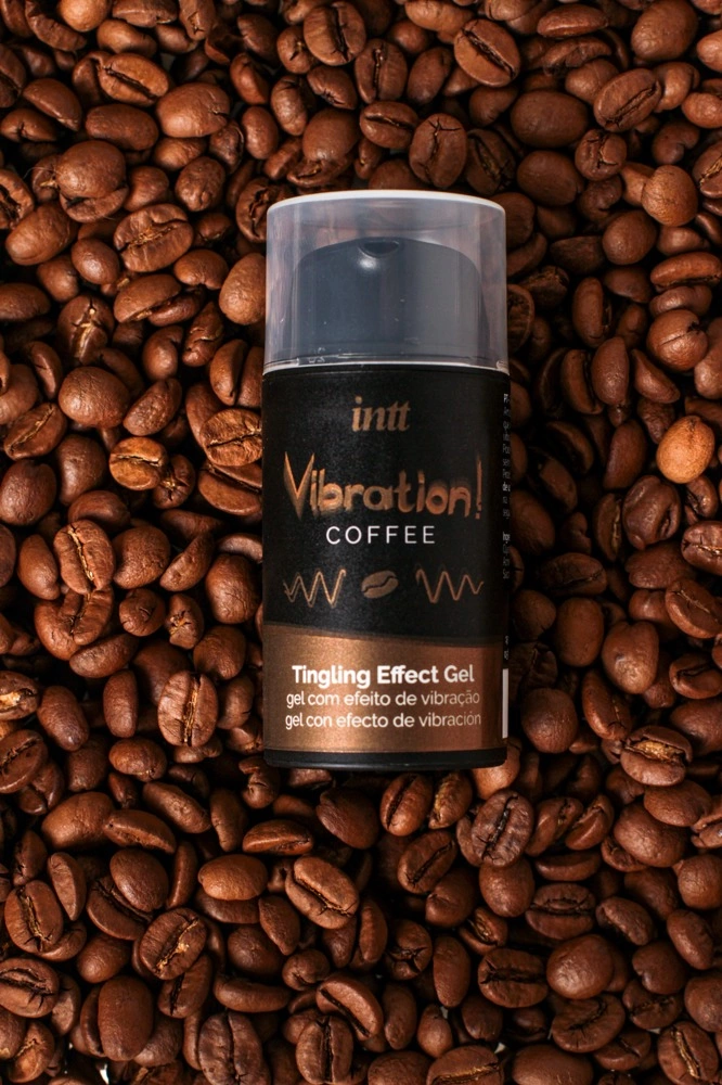 Intt Vibration Coffee intymus gelis su šildančiu efektu, 15 ml