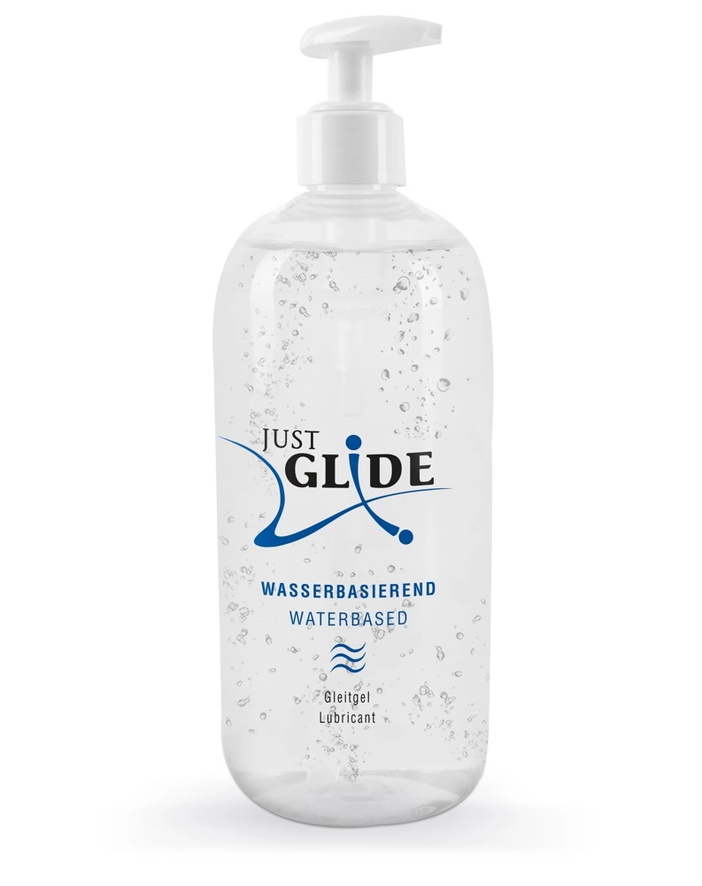 Just Glide lubrikantas vandens pagrindu be kvapo, veganiškas, 500 ml