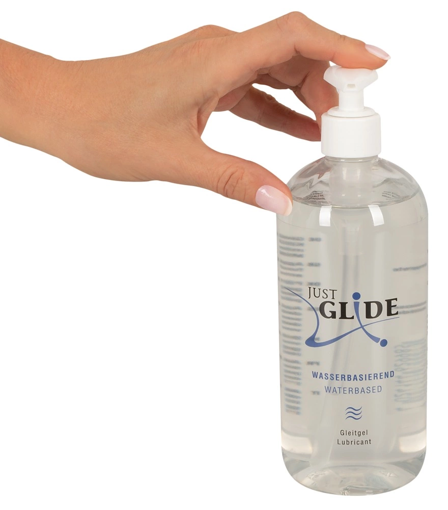 Just Glide lubrikantas vandens pagrindu be kvapo, veganiškas, 500 ml