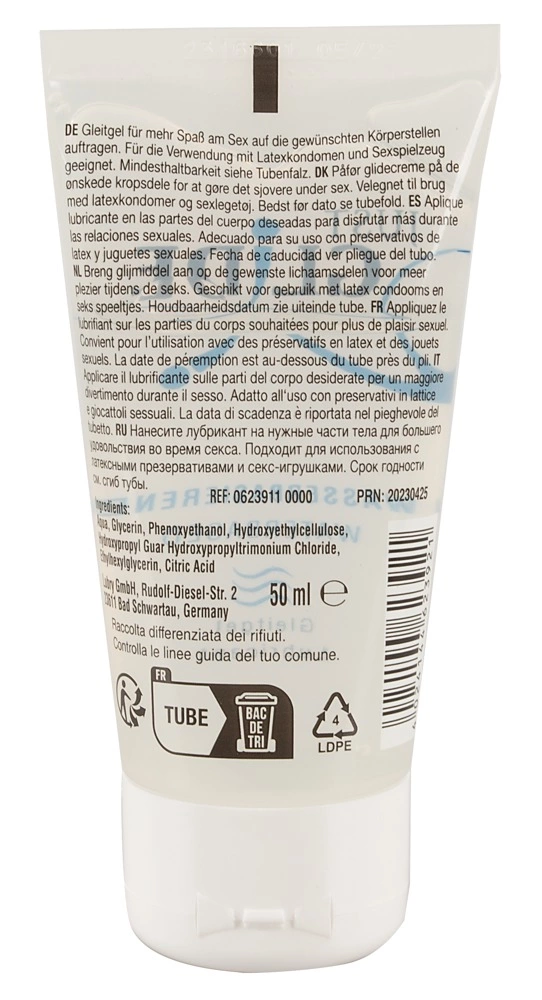 Just Glide lubrikantas vandens pagrindu, veganiškas, be kvapo, 50 ml