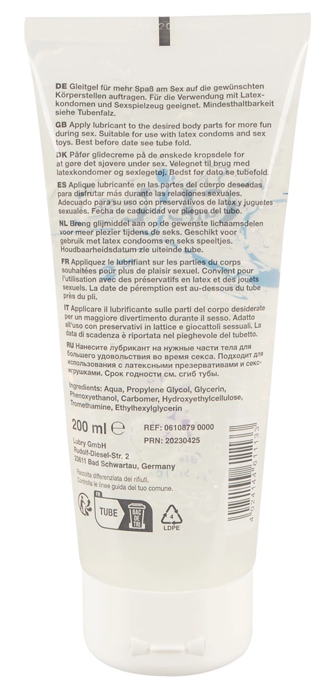 Just Glide Toylube lubrikantas vandens pagrindu aksesuarams, tirštas, 200 ml