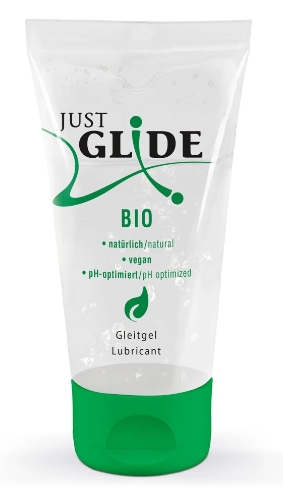 Just Glide Bio lubrikantas vandens pagrindu, veganiškas, 50 ml