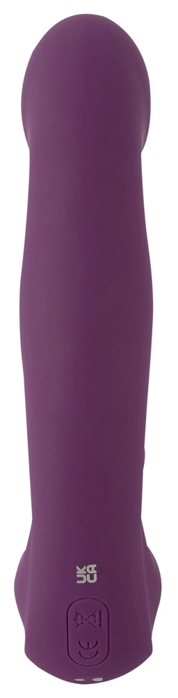 Javida keturių funkcijų vibratorius su judančiu liežuvėliu ir siurbimu, 18 cm