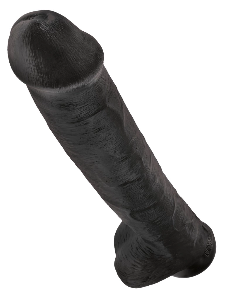King Cock 15″ didelis realistiškas dildo su siurbtuku, tamsus