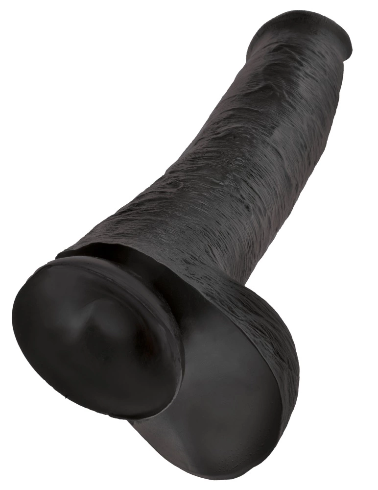 King Cock 15″ didelis realistiškas dildo su siurbtuku, tamsus