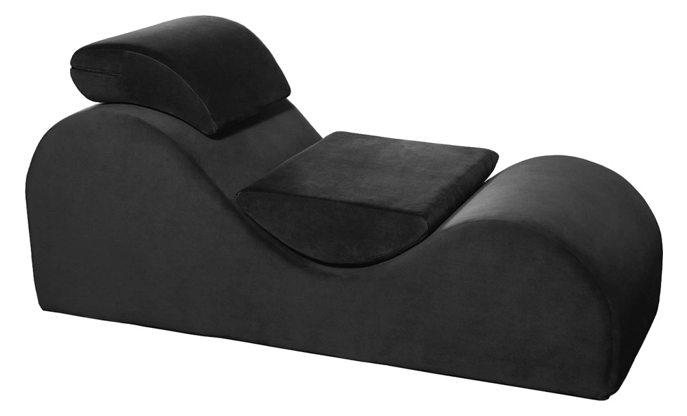 Liberator Esse ergonomiškas gultas su galvos atrama, juodas