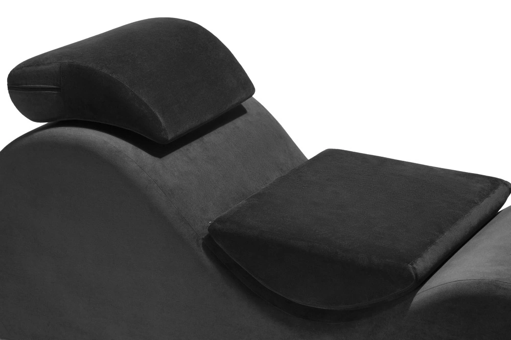 Liberator Esse ergonomiškas gultas su galvos atrama, juodas