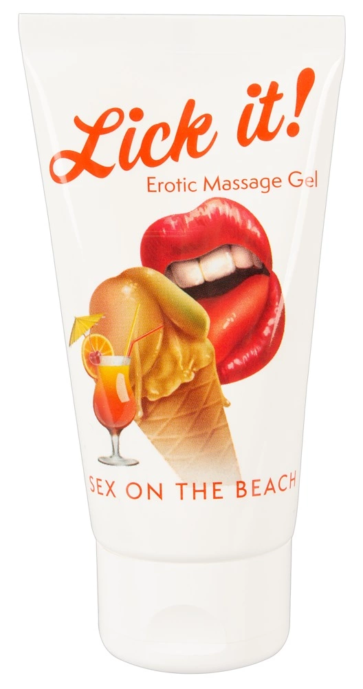 Lick it! Sex on the Beach lubrikantas vandens pagrindu su skoniu, 50 ml