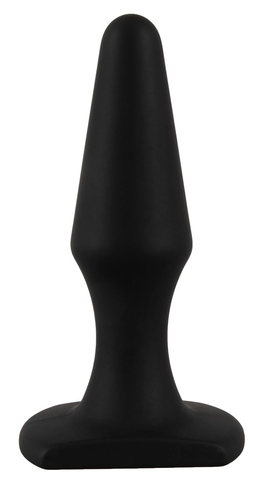 Magic Shiver analinis kaištis iš silikono, kūginės formos, juodas, 10,5 cm